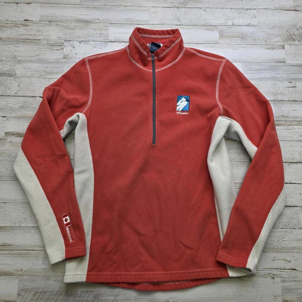 WHISTLER CANADA Ski Resort Vancouver British Colombia Fleece Jacket Women MED